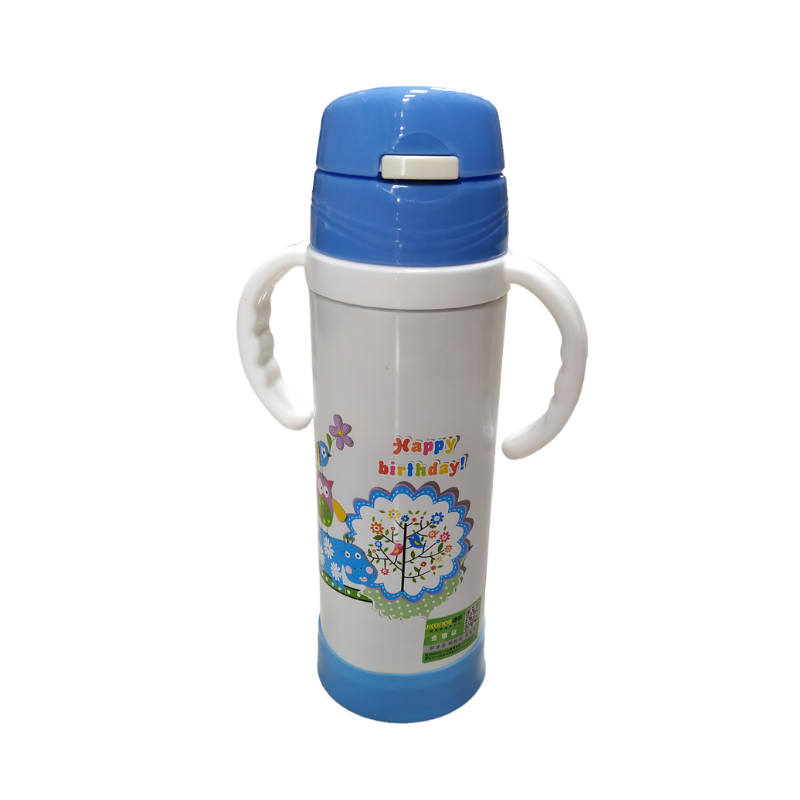 Παιδικό φορητό παγούρι-θερμός - KM903 - 500ml - 101214 - Blue