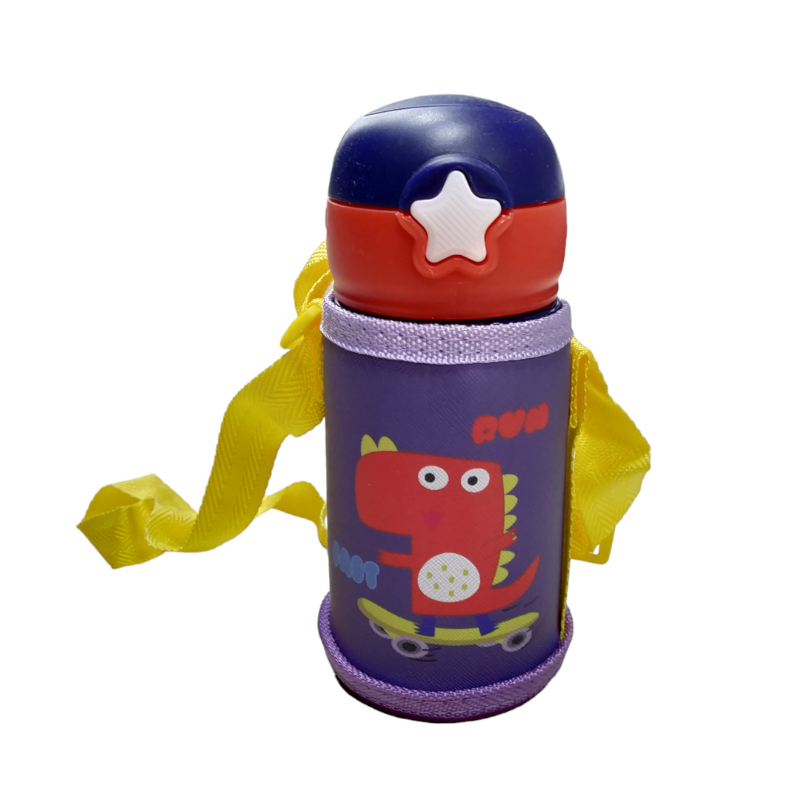 Παιδικό φορητό παγούρι-θερμός - KM27 - 400ml - 102358 - Purple