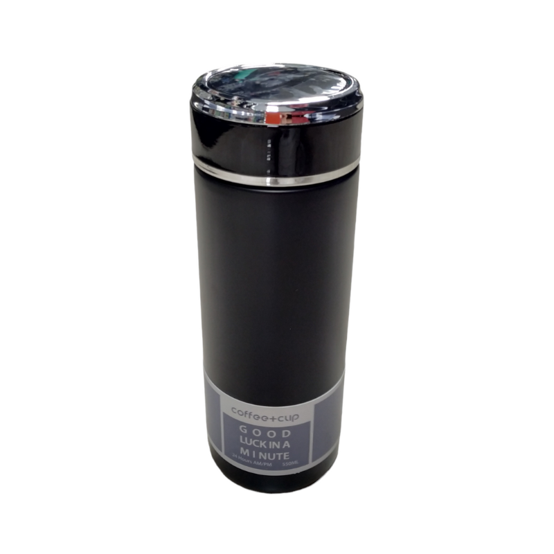 Φορητό παγούρι-θερμός - KM40 - 500ml - 102587 - Black