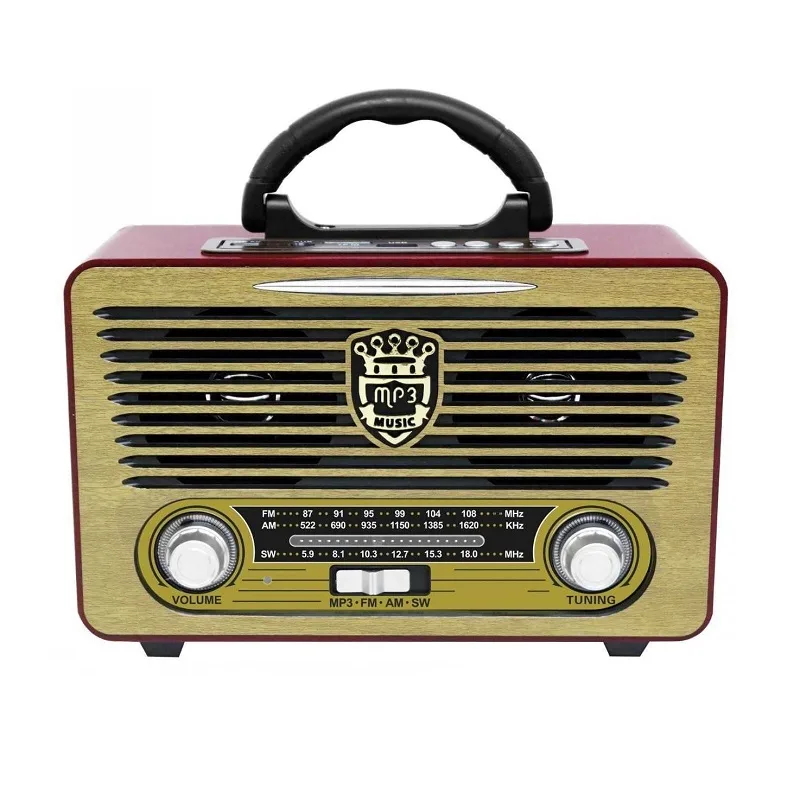 Επαναφορτιζόμενο ραδιόφωνο Retro - MU-115BT - 121155