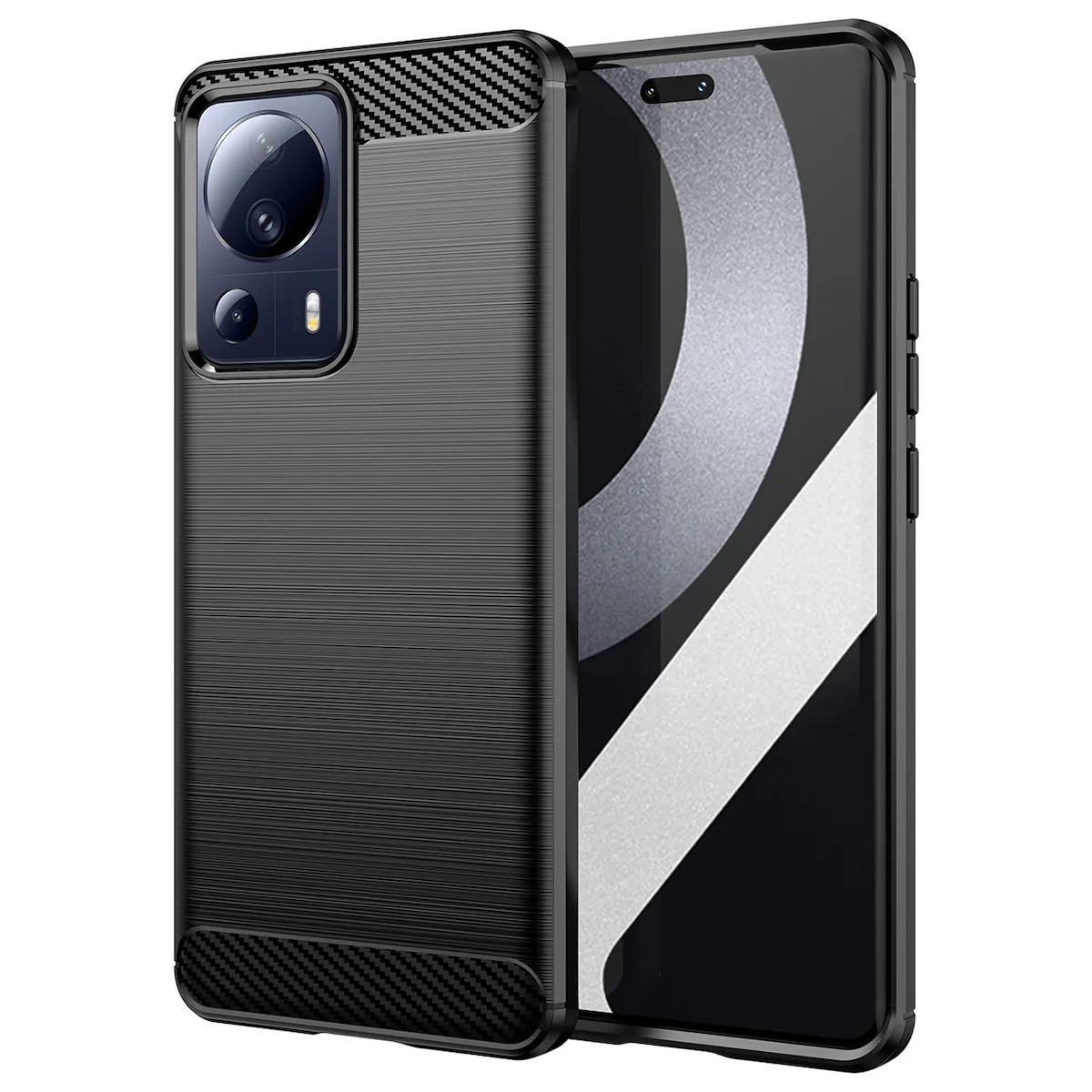 TechWave Carbon case for Xiaomi 13 Lite black
