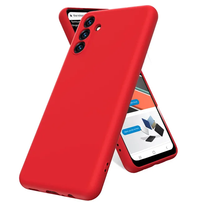 TechWave Soft Silicone case for Samsung Galaxy A05S red