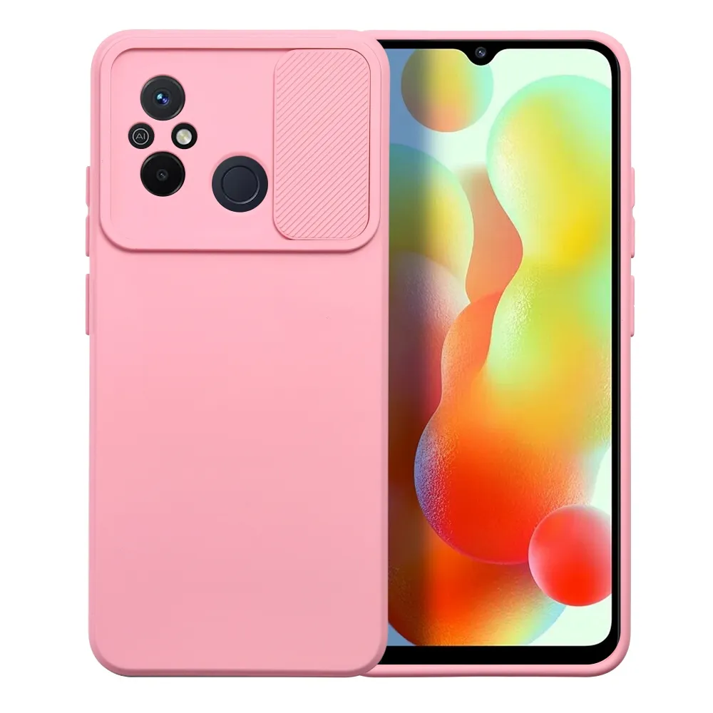 TechWave Camslider case for Xiaomi Redmi 12C light pink