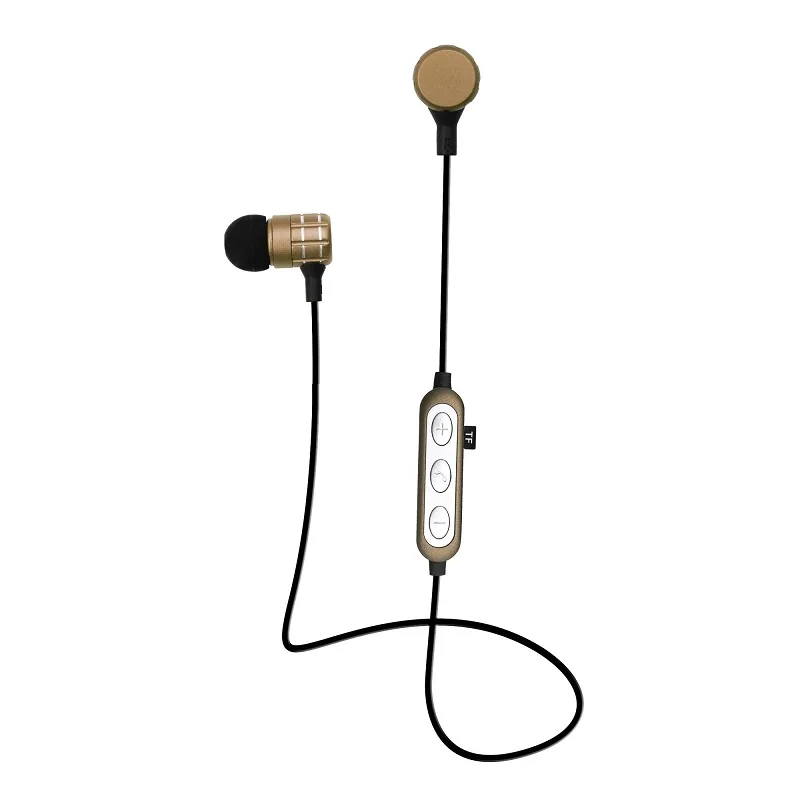 Aσύρματα ακουστικά - Neckband -  K07 - 672007 - Gold
