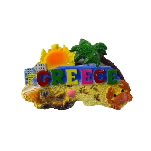 Tουριστικό μαγνητάκι Souvenir – Σετ 12pcs - Resin Magnet - 678056