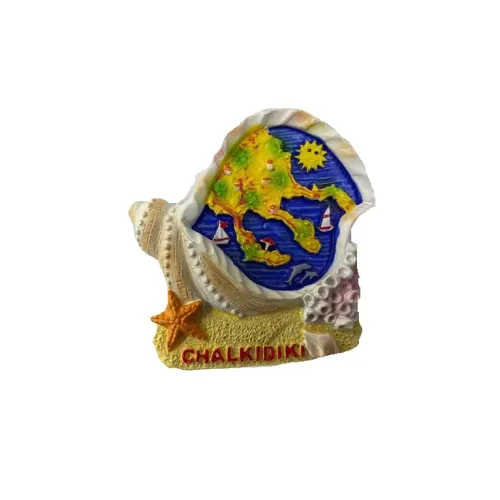Tουριστικό μαγνητάκι Souvenir – Σετ 12pcs - Resin Magnet - 678072