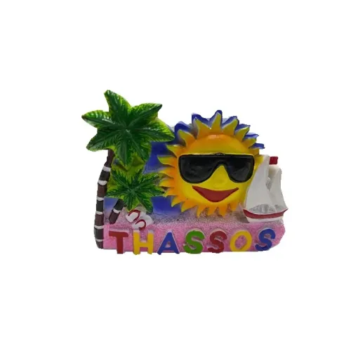 Tουριστικό μαγνητάκι Souvenir – Σετ 12pcs - Resin Magnet - 678134