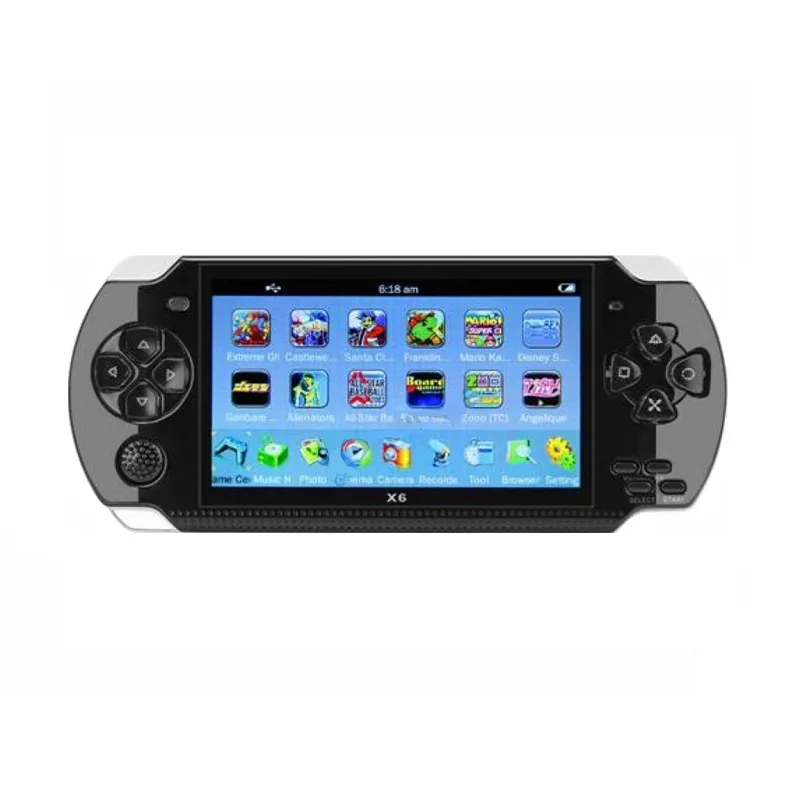 Φορητή κονσόλα παιχνιδιών - X6 - 887622 - Black