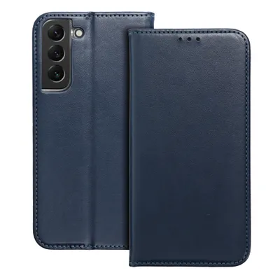 TechWave Smart Leather case for Samsung Galaxy S22 Plus navy blue
