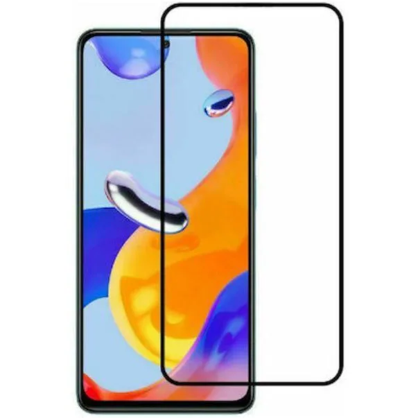 TechWave 5D Full Glue Tempered Glass for Xiaomi Redmi Note 11 / 11s black