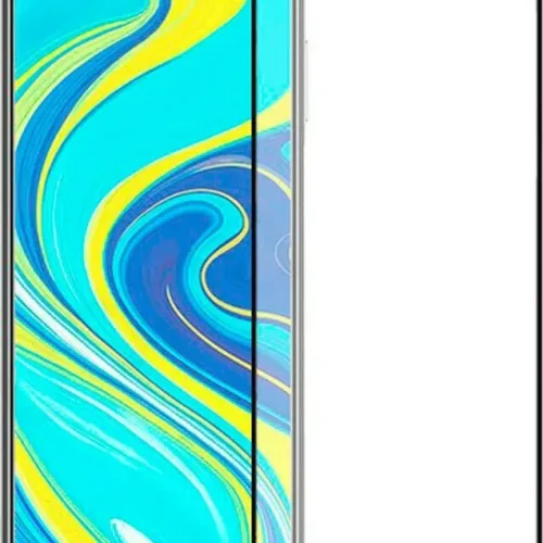 TechWave 5D Full Glue Tempered Glass for Xiaomi Redmi Note 9 Pro Max black
