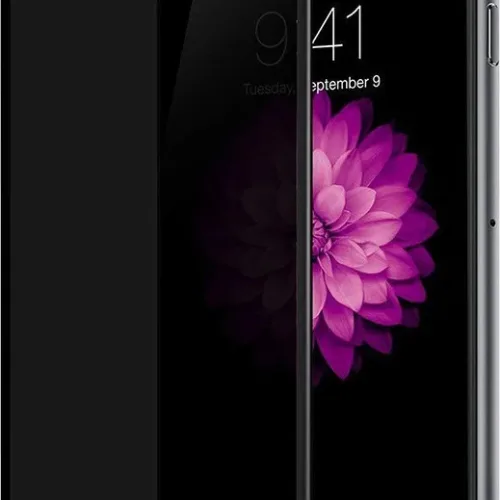 TechWave 5D Full Glue Privacy Tempered Glass for iPhone 7 / 8 / SE 2020 / SE 2022 black