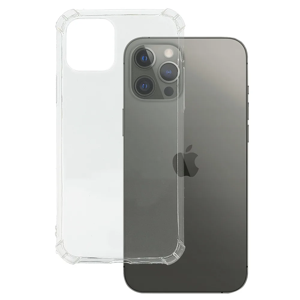 TechWave Armor Antishock 0,5mm case iPhone 12 / 12 Pro transparent