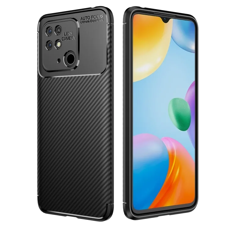 TechWave Carbon Fiber case for Xiaomi Redmi 10C black