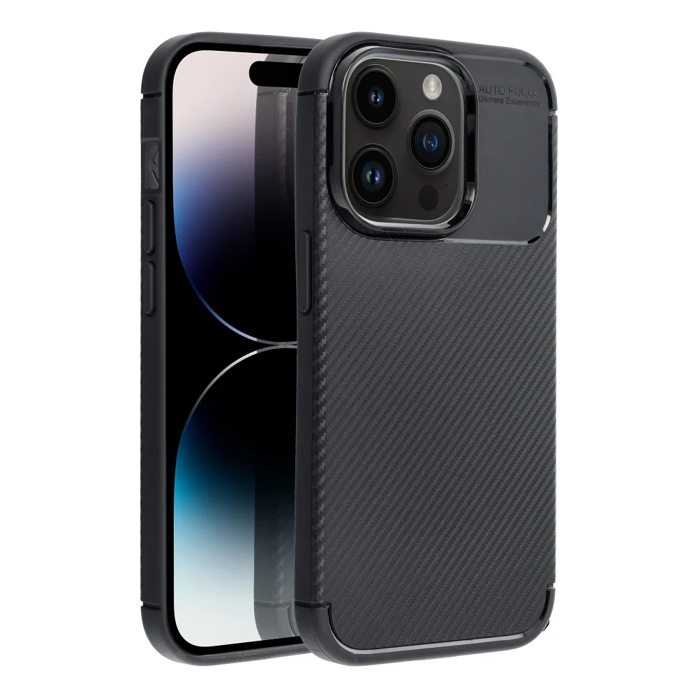 TechWave Carbon Fiber case for iPhone 14 Pro black