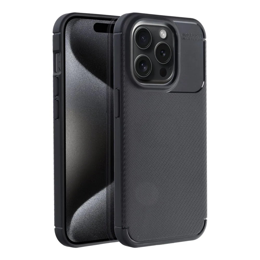 TechWave Carbon Fiber case for iPhone 15 Pro black