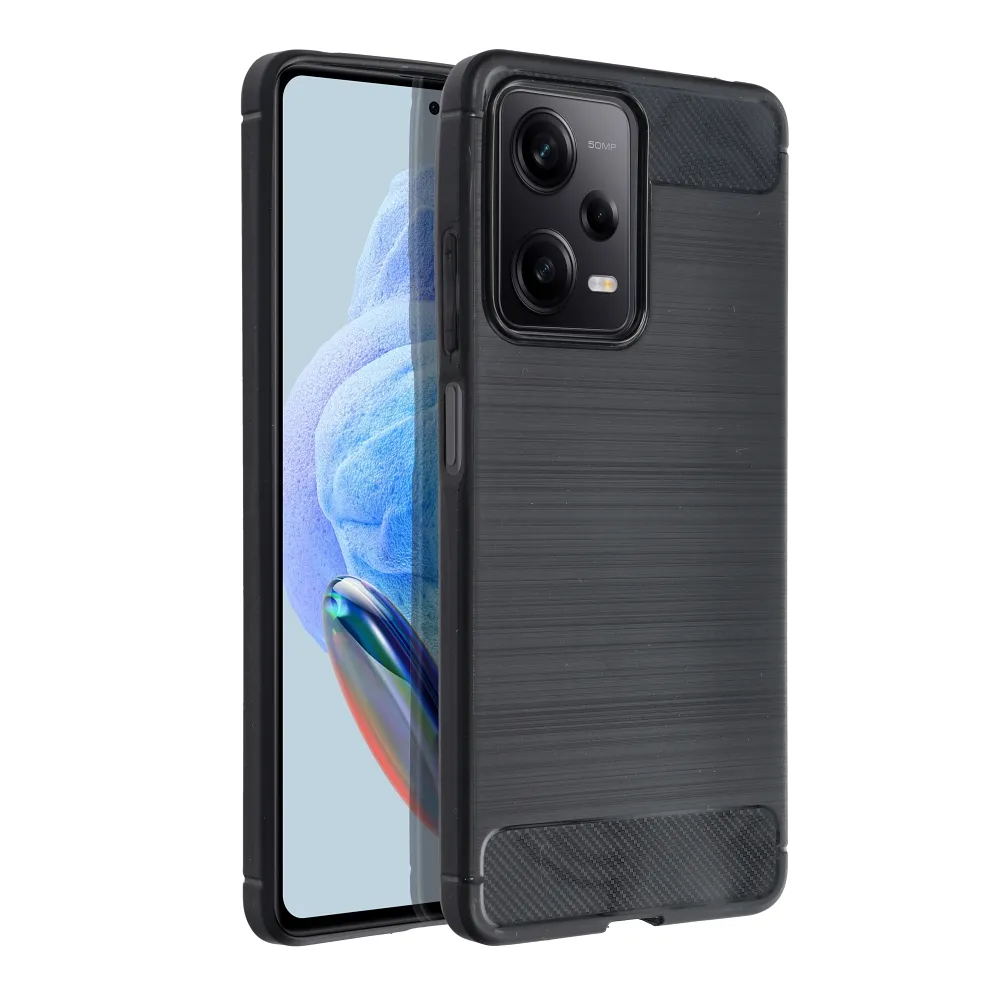 TechWave Carbon back case for Xiaomi Redmi Note 12 Pro 5G black