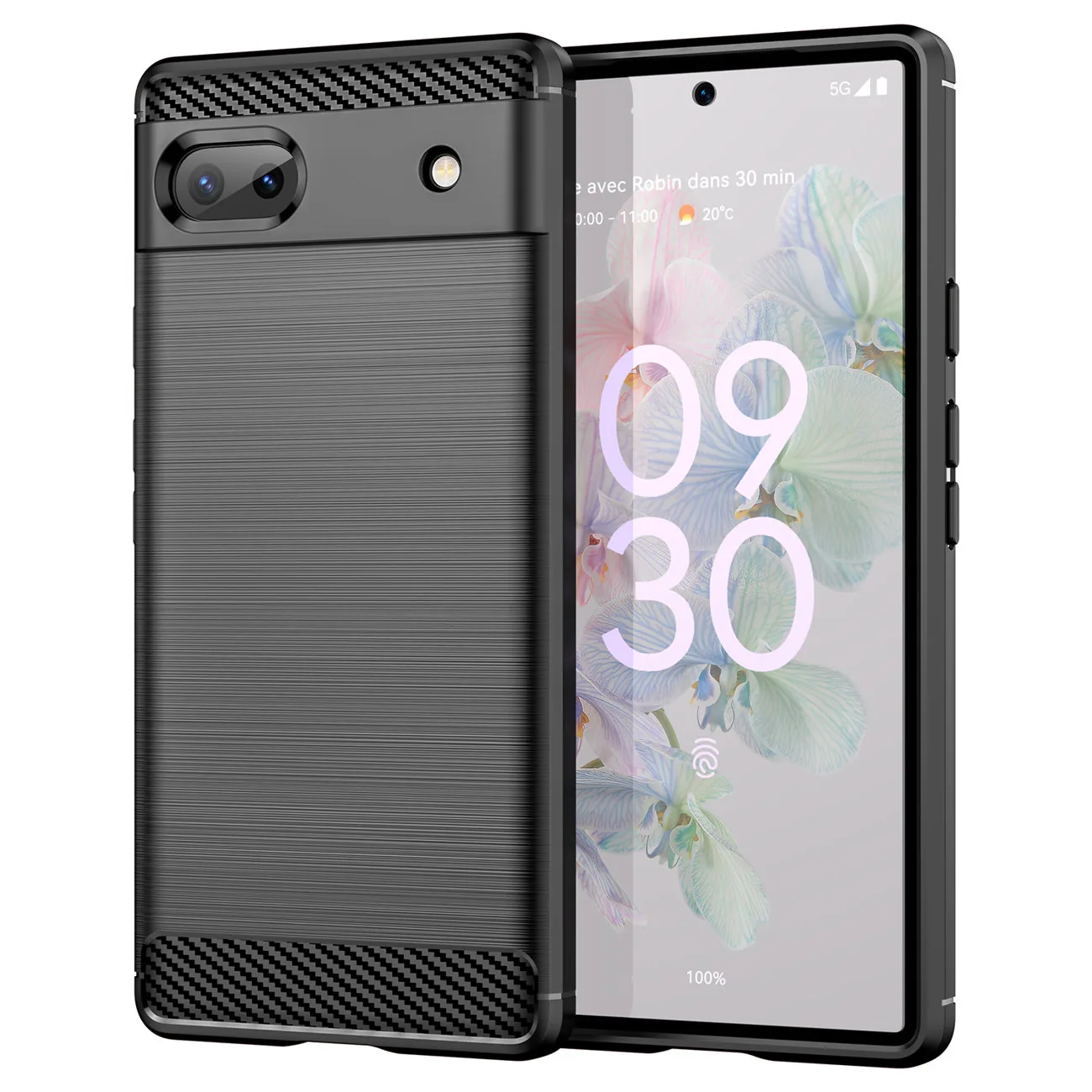 TechWave Carbon case for Google Pixel 6A black