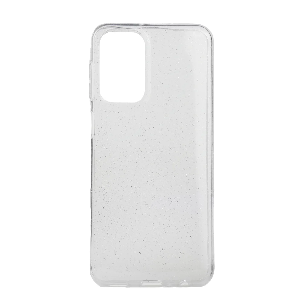 TechWave Clear Glitter case for Samsung Galaxy A23 4G / 5G transparent / silver