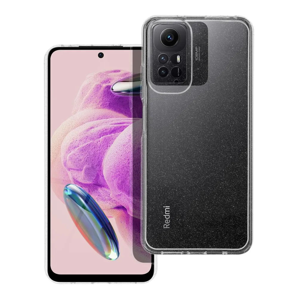 TechWave Glam case for Xiaomi Redmi Note 12S transparent