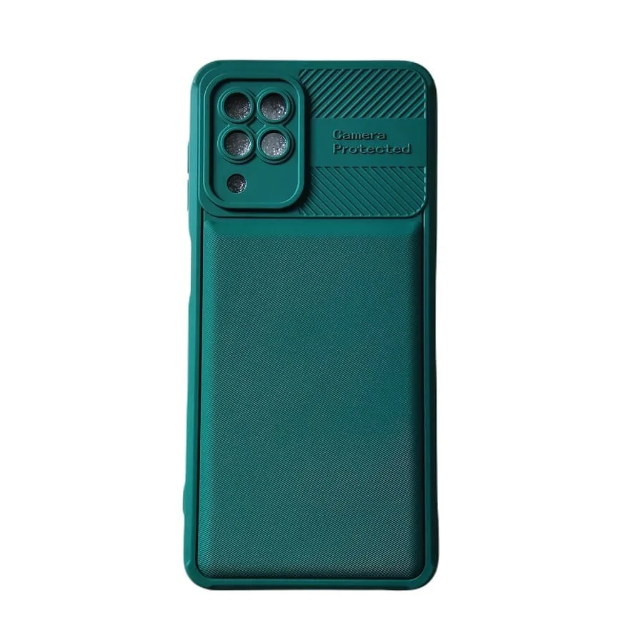 TechWave Heavy-Duty Protected case for Samsung Galaxy A12 forest green