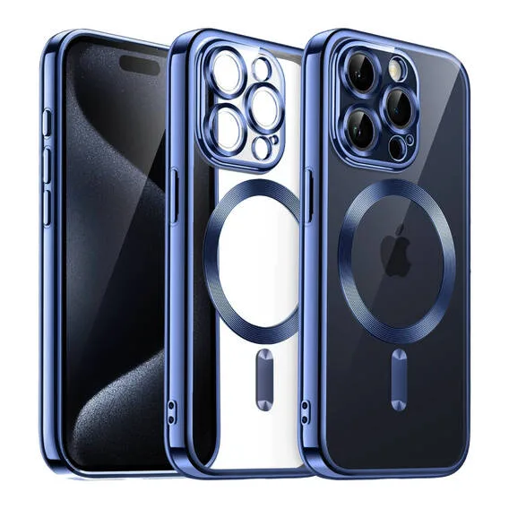 TechWave Magsafe Clear case for iPhone 13 Pro Max blue