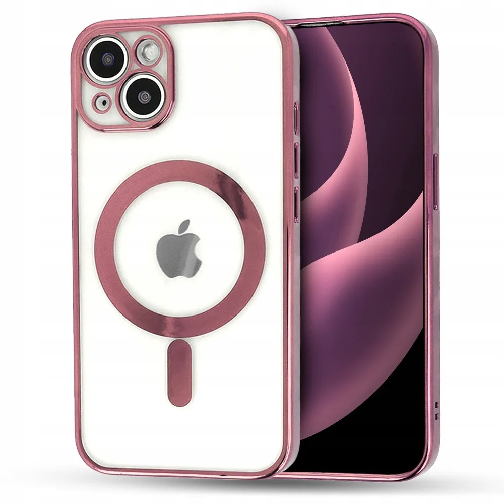 TechWave Magsafe Clear case for iPhone 14 Plus pink