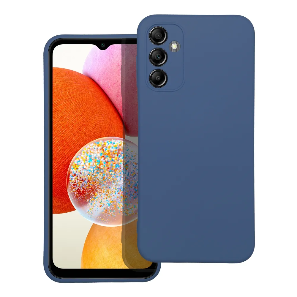 TechWave Soft Silicone case for Samsung Galaxy A14 5G / A14 4G blue