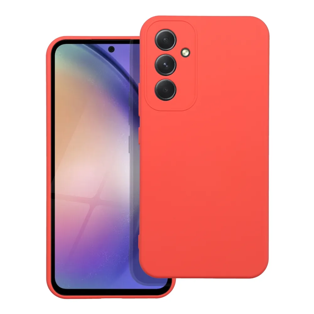 TechWave Soft Silicone case for Samsung Galaxy A54 5G peach