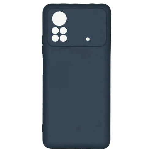 TechWave Soft Silicone case for Xiaomi Poco X4 Pro 5G navy blue