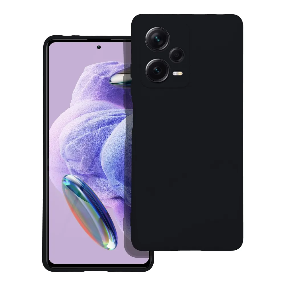 TechWave Soft Silicone case for Xiaomi Redmi Note 12 Pro + 5G black