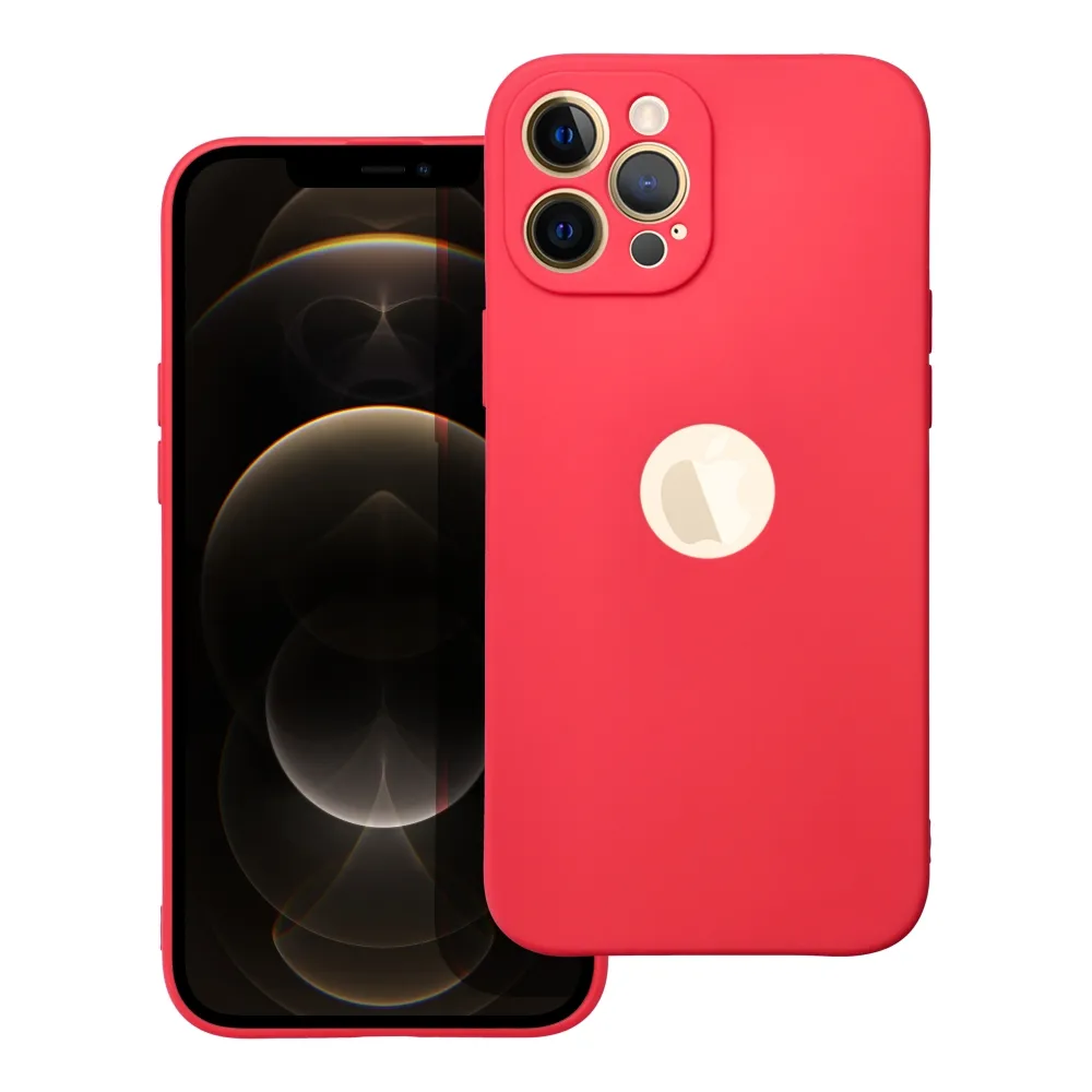 TechWave Soft Silicone case for iPhone 12 Pro Max Red