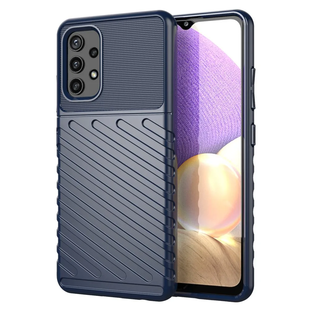TechWave Thunder case for Samsung Galaxy A52 4G / A52 5G / A52s 5G navy blue