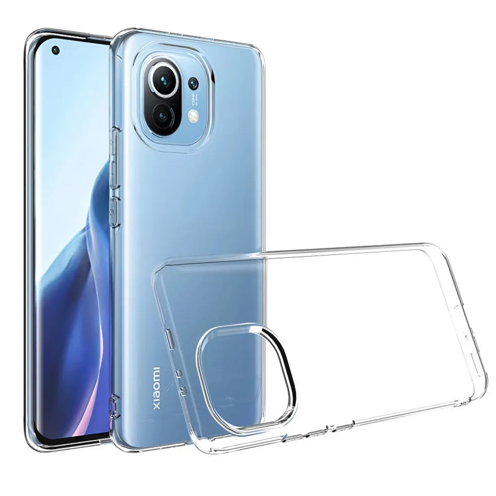 TechWave Ultra Slim 0,5mm back case for Xiaomi Mi 11 Lite 5G / Mi 11 Lite LTE (4G) transparent