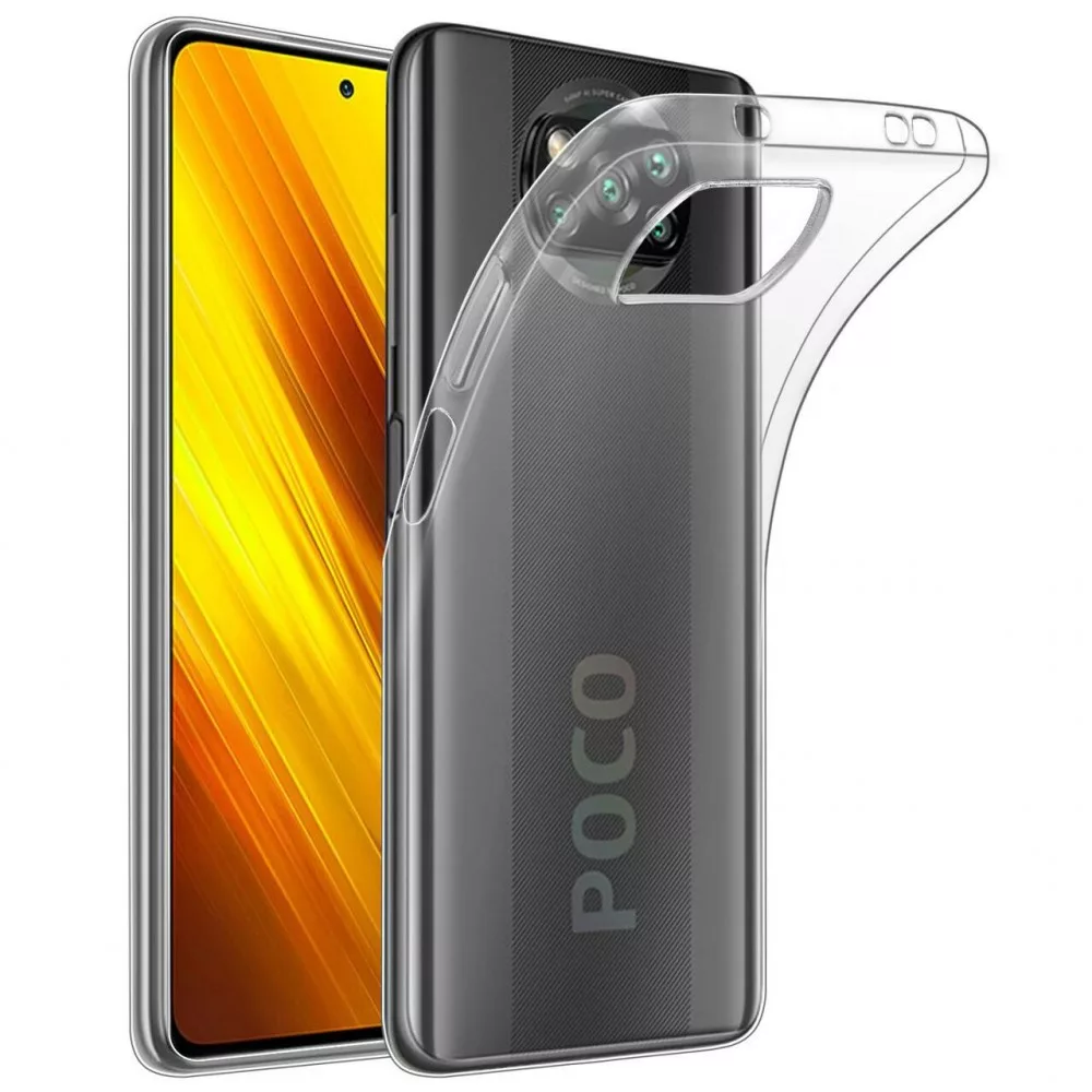 TechWave Ultra Slim 0,5mm back case for Xiaomi Poco X3 / X3 NFC / X3 Pro transparent