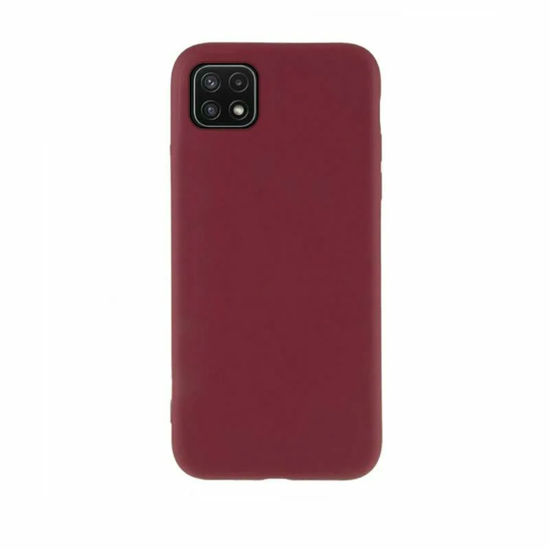 Techwave Matt case for Samsung Galaxy A22 5G burgundy
