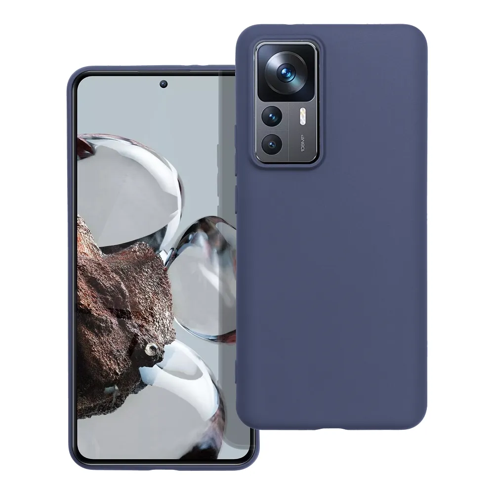 Techwave Matt case for Xiaomi 12T / 12T Pro dark blue