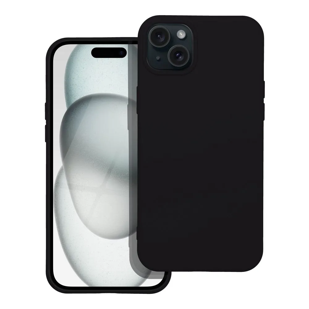 TechWave Soft Silicone case for iPhone 15 black